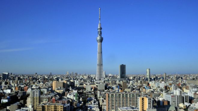 Sky Tree ở Tokyo