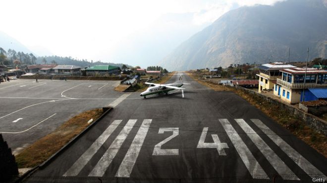 Aeropuerto Tenzing-Hillary, en Nepal