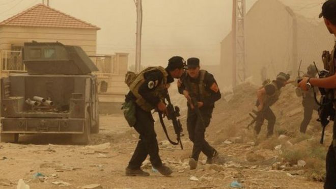 Aparat keamanan di Ramadi