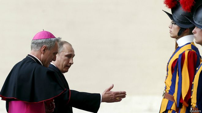 Президент Путин в Ватикане