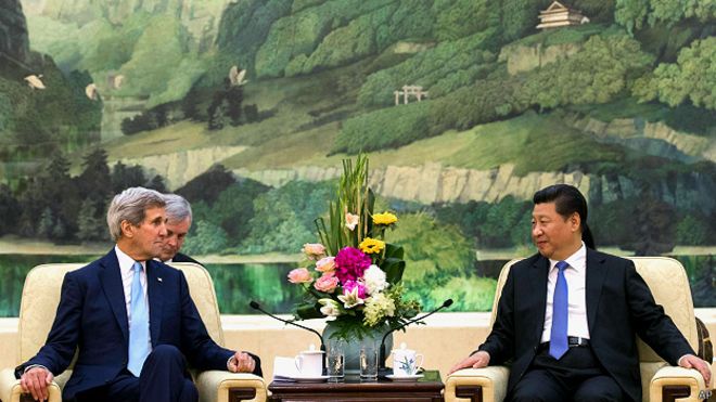 john kerry, Xi Jinping