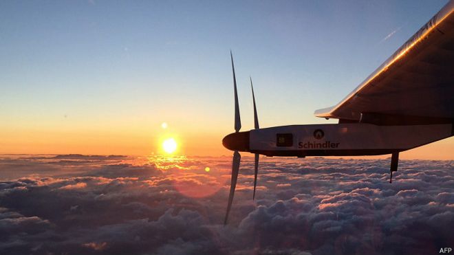 Solar Impulse 2 в полете