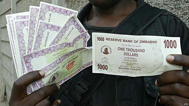 Moneda de Zimbabue