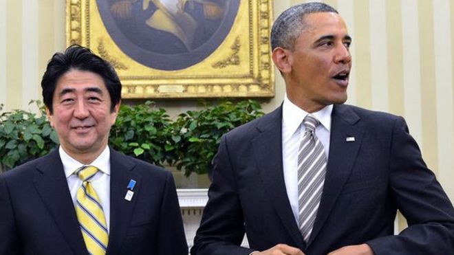 Thủ tướng Nhật Shinzo Abe và Tổng thống Mỹ Barrack Obama