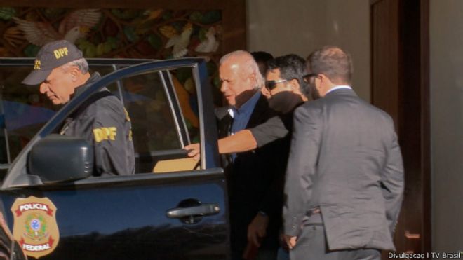 José Dirceu é preso pela PF | Foto: Divulgação/TV Brasil