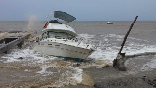 Dominica, tormenta Érika