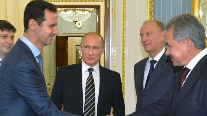 Presiden Assad dan Presiden Putin