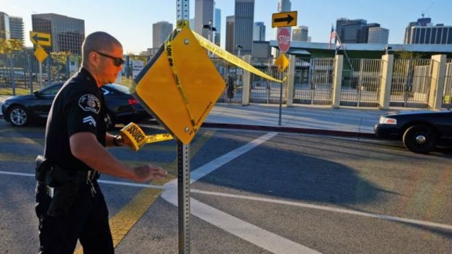 லாஸ் ஏஞ்சலீஸ் பள்ளிகள் மூடப்பட்டதற்கான அறிவிப்பு