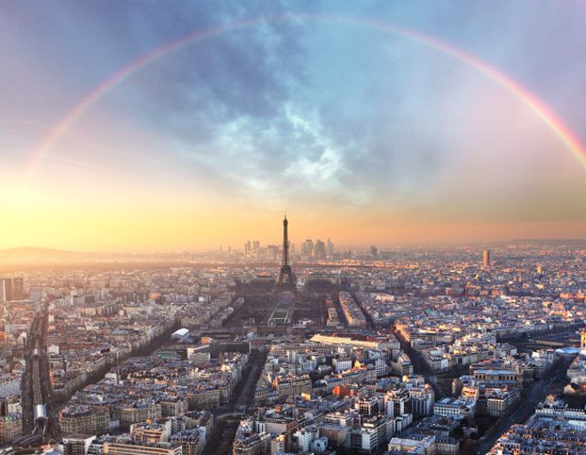 Una vista de Parí­s