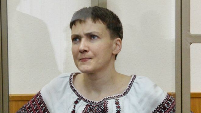 Украинская летчица Савченко объявила сухую голодовку