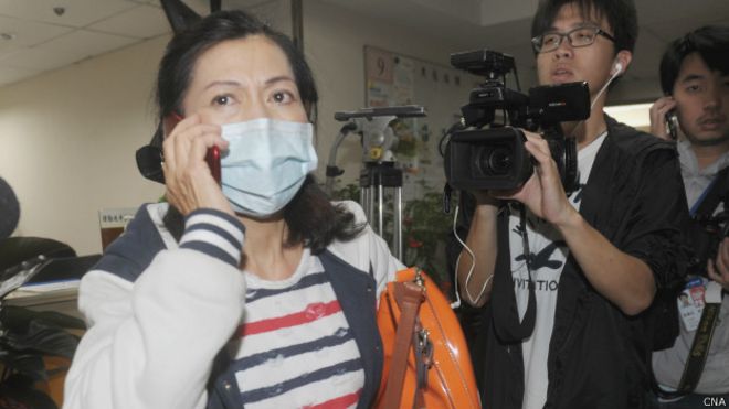 台湾家属向立法委员和媒体求助