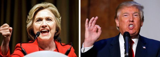 美国大选：五州初选 希拉里和特朗普胜算高(图)
