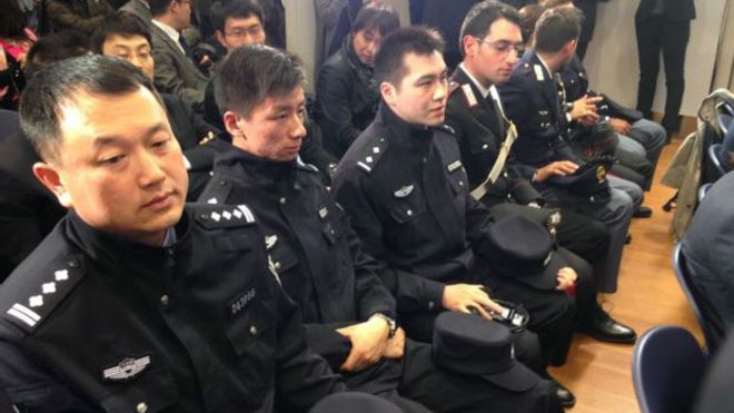 Китайские полицейские