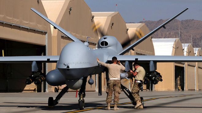 美军攻击无人机