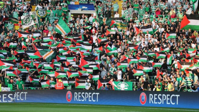 مشجعو سلتيك الاسكتلندي يجمعون 34 ألف جنيه استرليني للفلسطينيين