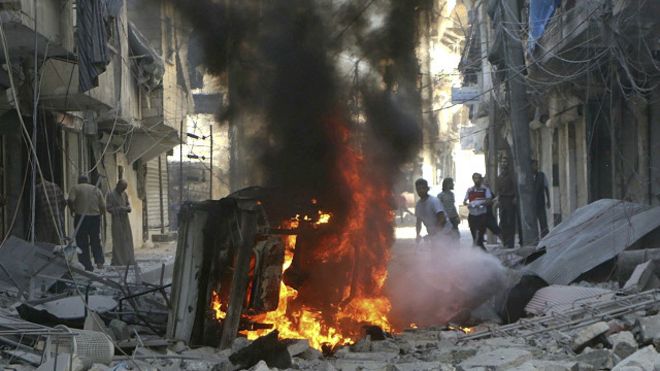 أوباما يدين "القصف الهجمي" على حلب وكيري يهدد بوقف المفاوضات مع موسكو