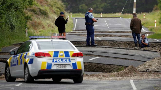 新西兰南岛再次发生6.1级强烈地震。