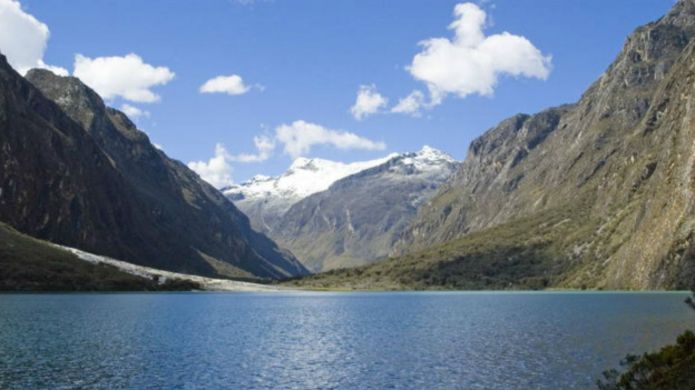 Las reservas de agua podrían no alcanzar para la población que habita cerca del Parque Nacional Huascarán, en Perú.