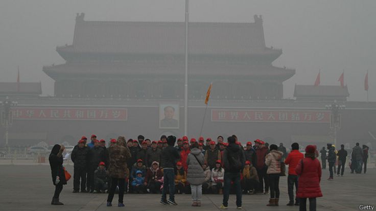 Густой смог в Пекине