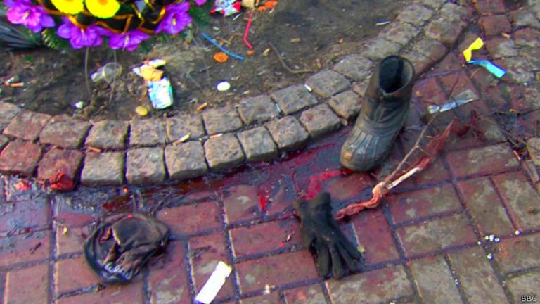 Кровь на Майдане