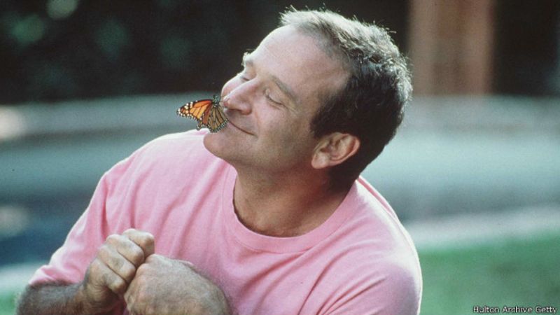 El actor Robin Williams en una foto de 1996
