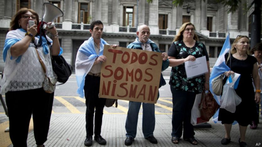 protestas por muerte de Nisman
