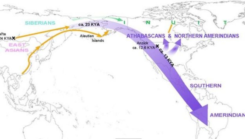 Mapa de flujos migratorios