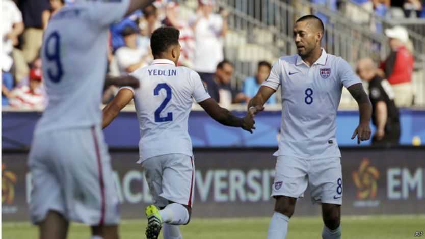 Dempsey celebra su gol ante Panamá