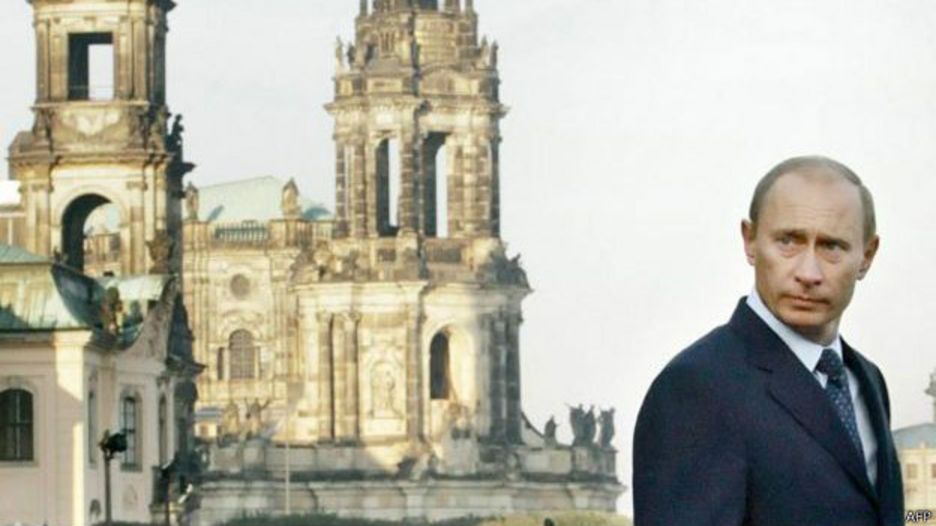 Vladimir Putin en Dresde