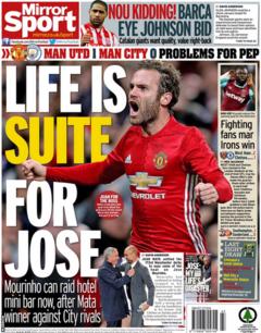 Daliy Mirror back page