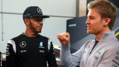 Lewis Hamilton and Nico Rosberg