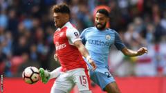 FA Cup: Arsenal Guns down Manchester City to reach final 5 Alex Oxlade-Chamberlain