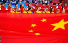 China's women's team at the Fifa World Cup