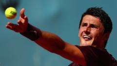 Tennis player Bernard Tomic