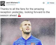 Jack Wilshere tweet