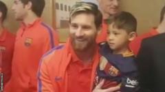 Lionel Messi and Murtaza Ahmadi