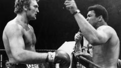 Joe Bugner and Muhammad Ali