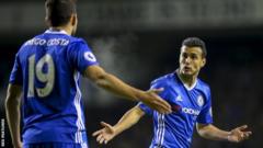 Diego Costa and Pedro