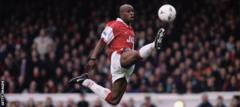 Ian Wright played under Wenger for two seasons