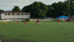 An FA Cup match in Sierra Leone
