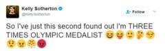 Kelly Sotherton tweet