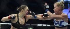 Ronda Rousey and Holly Holm
