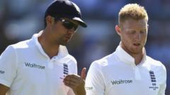 Ben Stokes and Alastair Cook