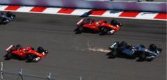 Formula One in action during the Russian Grand Prix