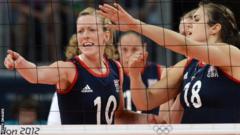 Lynne Beattie (left) in action for Team GB in London