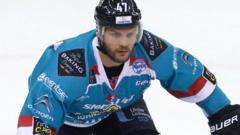 Belfast Giants captain Adam Keefe