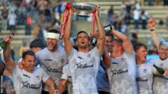 Toronto Wolfpack winning the 2017 Championship Division One title