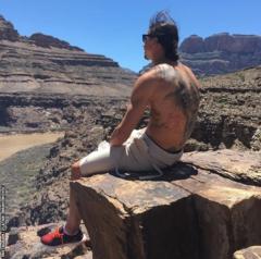 Zlatan Ibrahimovic at the Grand Canyon