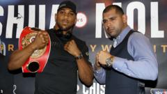 Anthony Joshua and Eric Molina