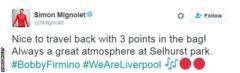 Simon Mignolet tweet